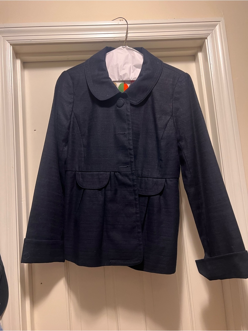J.Crew Navy Button Jacket